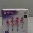 E12 Smart Light Bulbs Compatible with Alexa/Google Assistant/Smart Life, WiFi Chandelier Candle Candelabra RGBCW Color Changing Bulbs, 60W Equiv 600LM 6W, 2.4G WiFi, No Hub Required, ETL Listed, 6PCS