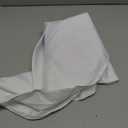 sancua 6 Pack Round Tablecloth 90 Inch White, Stain and Wrinkle Resistant Table Cloth - Washable Polyester Table Cover for Dining Tables, Buffet Parties and Camping