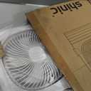 shinic 3-Speeds Window Fan with 180+90 Rotatable Fans, Manual Reversible, Vertical Window Fan with Rigid & Accordion Expanders, Width Adjustable (21.65" to 33.27"), Ideal for Home, Kitchen, Bedroom, small window fan