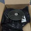 Black Porcelain Burner Drip Pans WB31M19(8”) and WB31M20(6”) Electric Stove Burner Replacement WB30M1(6") and WB30M2(8") Compatible for G-E Hot-point Electric Range Stove by MIFLUS