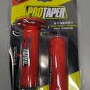 '7/8'' Motorcross Handle Grips Dirt Bike 22mm 24mm Truster Grips Motorcycle Ergonomic Bar End Non Slip Grip Gel Gep Scooter Cruiser Racing Mountain' (Pro taper, Red)