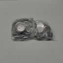 300 pcs 58mm/2.28 inch Button Maker Supplies, 58mm Button Supplies Parts, (Approx. 2.25 inch) Round Badge Blank Button Pins, Includes Metal Pin Back Cover, Metal Cover, Clear Film