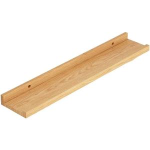 Wooden Wall Shelves, Wall Storage Racks, Straight Board Bookshelf, Wall Decoration, Suitable for Living Room, Kitchen, Bedroom(Natural,35.4 * 5.9 * 1.7 in)