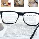 Matte Black Reading Glasses Men Large Oversized Wide Readers +1.50 Lightweight Magnifying Cheaters Big Head/Large Face