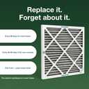 Aerostar 16x25x5 Air Filter MERV 11, Furnance Filters AC HVAC Replacement for Trion Air Bear 229990-105, (3 Pack) (Actual Size:15 5/8 x 24 1/8 x 4 7/8 Inches)