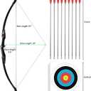 LWANO Recurve Bows for Adults - Archery Takedown Bow and Arrow Set for Adults/Youth/Teens Beginners Target Practicing, Left & Right Handed, 40lbs