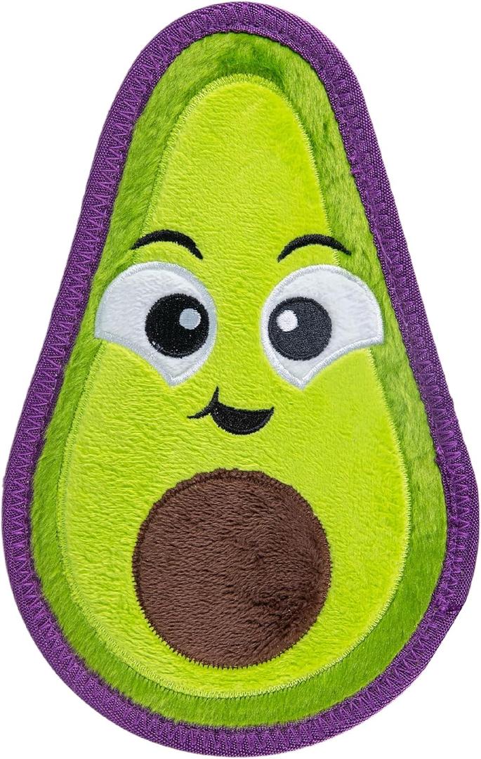 Outward Hound Tough Skinz Durable Squeaky Dog Toy with Two Tough Layers, Avocado, Green, Medium Outward Hound Tough Skinz Durable Squeaky Dog Toy with Two Tough Layers, Avocado, Green, Medium
