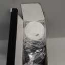 Electric Salt and Pepper Grinder Set, USB Rechargeable, Automatic Salt Pepper Mill Grinder with Dust Cover, One-Button Control, Adjustable Coarseness, Warm LED Light (2 Packs, Black&White)