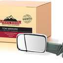 Trail Ridge TR00124 Towing Side Mirror Assembly Power Folding Heat Memory Signal Puddle Chrome Left Drivers Side Compatible With 2013-2018 Ram 1500 2500 3500