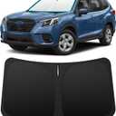 INSAUTO Foldable Windshield Sun Shade for Subaru Forester 2019-2025, Heat & UV Protection Car Sunshade with Storage Bag, Keep Interior Cool & Easy Installation