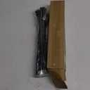 Authandis Matte Black Curtain Rods for Windows 32" to 78" with Brackets,5/8" Diameter Heavy Duty Curtain Rod Set,Easy Install Drapery Rods