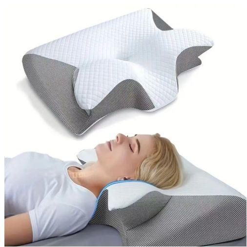 Cervical Pillow for Neck Pain Relief, Ergonomic Pillow for Sleeping, Neck Support Bed Pillows, Orthopedic Contour Pillow for Side Back Stomach Sleepers,Neck Support Memory Foam Pillows
