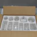 Bud Vases Set of 12, Clear Glass Bud Vase in Bulk, Small Vases for Centerpiece Mini Modern Flower Vase Transparent, Wedding Party Table Home Decor