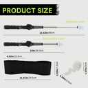 Retractable Golf Swing Trainer, Portable Golf Grip Click Stick Trainer, Grip Trainer Golf Club Click Feedback for Tempo & Swing Mechanics, Strength & Tempo Training for Chipping Hitting