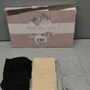 ANNYISON Womens Underwear, Soft Cotton High Waist Breathable Solid Color Briefs Panties for Women (XX-Large, Black +Beige + Grey)