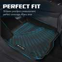Floor Mats for 2025 2026 Toyota Camry (Include Hybrid) LE/SE/XLE/XSE All Weather Protection TPE Rubber Full Set Automotive Floor Liners for 2026 Camry Hybrid Accessories, Odorless Anti-Slip Black