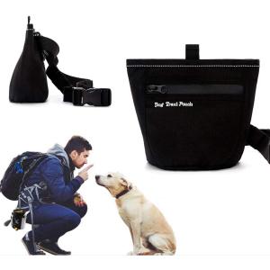 N-Brand Dog Treats Training Pouch with Clip Waist Belt Magnetic Closure Puppy Doggie Snack Reward Bags Bait Pouches Dog Treat Carrier Holder