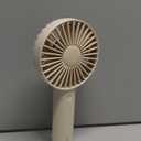 JISULIFE Handheld Portable Mini Fan, 4500mAh Powerful Battery Operate, Personal Small with 3 Speeds, USB Rechargeable for Outdoor, Indoor, Commute, Office, Travel, Gifts for Women Men -Beige