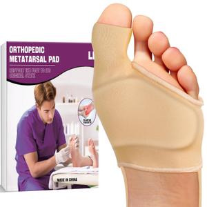 4 Sizes,Extra Thick Gel Pads & Adjustable Straps for Metatarsalgia relief,Orthopedic Metatarsal Pad,Breathable.