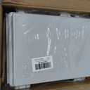 Gratury Junction Box, IP67 Waterproof Plastic Enclosure for Electrical Project, Hinged Grey Cover, Includes Mounting Plate and Wall Bracket 220170110mm (8.6"6.7"4.3")
