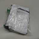 4PCS Waterproof Shoe Bags for Travel, X-Large Clear Sneaker Pouch with Sturdy Zipper, 2 Grey & 2 Black Portable Travel Shoe Bag for Men & Women, Ideal for Gym, Luggage, and Closet Storage