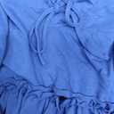 Limerose Womens Tunic Top Casual Long Sleeves Peplum Babydoll Ruffle Knit Hoodies Pullover  Large