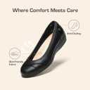 DREAM PAIRS Women's Ballet Flats Business Office Work Dress Shoes Comfortable Dressy Flats for Women, US 8