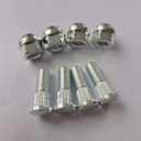 Front Wheel Studs 90103-HA0-300 & Lug Nuts Replacement for 1986-1997 Honda TRX200, 88-00 TRX300, 97-01 TRX250 & 2002-2024 TRX250TE TRX250TM, 07-13 TRX420, 05-11 TRX500, 06-16 TRX680 ATV