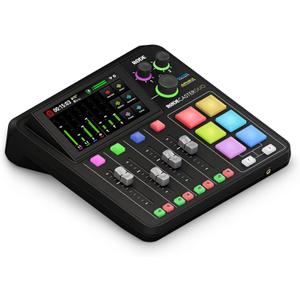 RØDE RØDECaster Duo Compact All-in-One Audio Production Solution for Podcasting, Streaming, Music Production and Content Creation (Black)