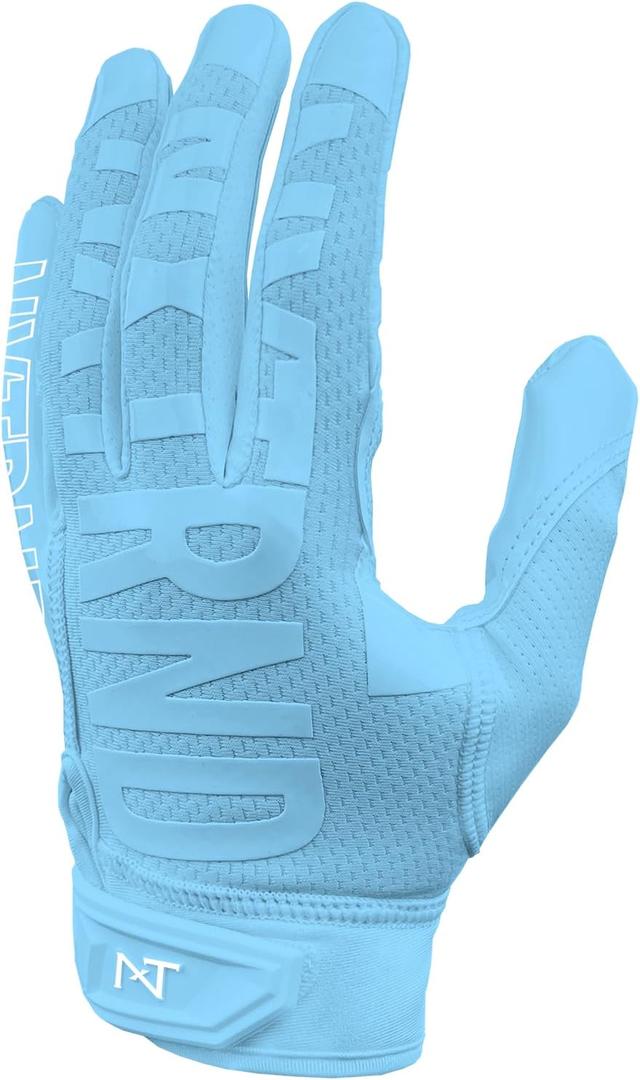 Nxtrnd G2 Pro Football Gloves, Men's Ultra Sticky Elite Receiver Gloves (XX-Large, Columbia Blue) Nxtrnd G2 Pro Football Gloves, Men's Ultra Sticky Elite Receiver Gloves (XX-Large, Columbia Blue)