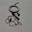 Hemoton 2pcs Led Ring Light Stand Light for Live Streaming and Makeup Selfie Lamp for Night Photography Includes Desktop Tripod and Phone Holder