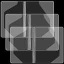 AmazingSpark 3 Pack Notebook Clear Cover for Transparent Waterproof PVC Notebook Strong Plastic Protective Cover for Journal Weeks Planners and Books(A6)