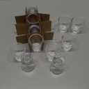 OBTANIM 12 Pack Shot Glasses, 1.5 oz Clear Shot Glass Cups Set with Heavy Base for Bar Restaurants Home