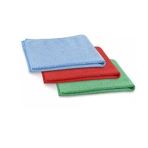 Uline Microfiber General Purpose Towels - Assorted Gray Wight Blu 3 Pack
