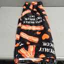 I Just Really Like Bacon Blanket-Bacon Gift for Kids Men Women-Soft Flannel Lightweight Blanket for Sofa Bed Birthday Festival Camping Outdoors 40"x50" for Kids Children