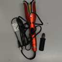 CHI Spin N Curl 1 Ceramic Rotating Curling Iron, Adjustable Preset Heat Settings for All Hair Types, Salon-Quality Curls & Waves, Auto Shut-Off, Tangle Protection, Ruby Red