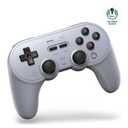 8Bitdo Pro 2 Bluetooth Controller for Switch, Hall Effect Joystick Update, Wireless Gaming Controller for Switch, PC, Android, and Steam Deck & Apple (Gray Edition)