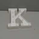 LED Marquee Letter Lights K Alphabet Light Up Marquee Number Letters Sign for Wedding Birthday Party Battery Powered Christmas Lamp Night Light Home Bar Decoration