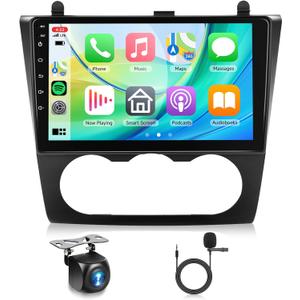 2+64G Android Car Stereo for Nissan Altima Teana 2008-2012 with Wireless Carplay Android Auto Car Radio, 9 Touchscreen Head Unit with Bluetooth GPS WiFi Mirror Link FM/RDS EQ Backup Camera SWC