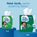 Puffs Plus Lotion Facial Tissues, 8 Family Boxes, 124 Facial Tissues per Box, Allergies and Colds