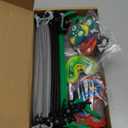 MTLEE 36 Pcs Video Game Party Favors Set Include Gamer Party Favor Bags with Drawstring Silicone Bracelets Wristbands Game Controller Keychains for Christmas Gaming Birthday Stuffer Gifts(Cute Style)