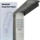 Universal Garage Door Opener Keypad Remote Wireless Keyless Keypad Compatible with Genie LiftMaster Chamberlain Craftsman Linear Overhead Door Wayne Dalton Opener has Learn Button or Dip Switch