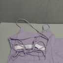 QINSEN Womens Two Pieces Tennis Dress with Shorts Workout Open Back Active Golf Dresses Size S