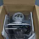 Commercial Blender for Smoothies 2200W With Soundproof Cover, 2200 ML, 15 Speeds, 6-leaves Stainless Steel Blade,Heavy Duty Blender for Restaurant, Smoothie,Ice Crush,Shakes, 9.5"D x 9"W x 19.7"H (Black)