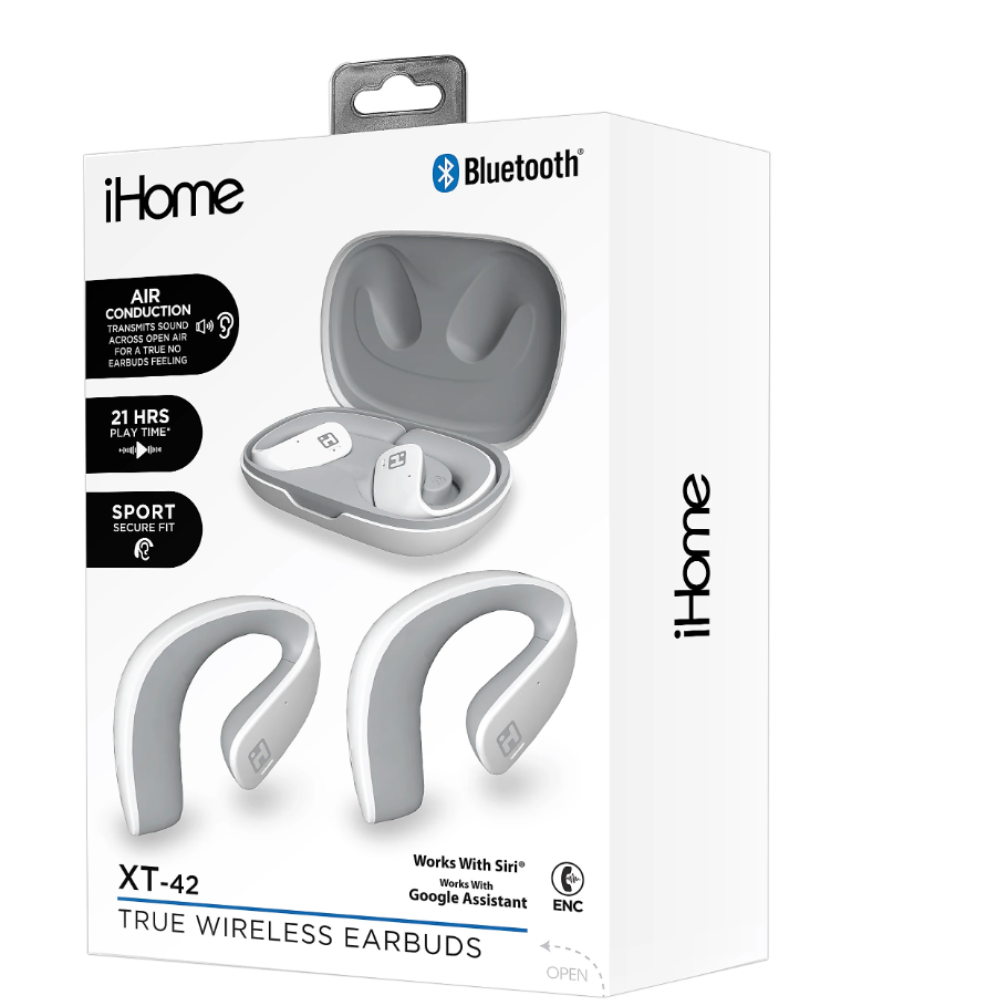 Bytech iHome XT-42 True Wireless Bluetooth In-Ear Earbuds HMAUBE238