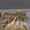 Bamboo Coffee Station Organizer for Countertop, Coffee Bar Accessories Organizer with 6 Compartments for Tea Bags Condiment, Pods, Creamer, Syrup, Cups