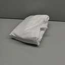 SARAFLORA Outdoor and Indoor Tablecloth -60x84 inch White, Wrinkle Free Washable Waterproof Table Cloth with Umbrella Hole and Zipper Rectangle Table Cover for Spring/Summer/Patio/Picnic/BBQS/Party