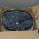 Theater Solutions 2R8G Outdoor Granite 8" Rock 2 Speaker Set for Deck Pool Spa Yard Garden, Granite Grey