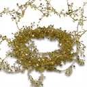 Gold Small Star Garland Christmas | Length - 30 ft.