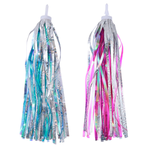 2 PCS Sparkle Bike Scooter Streamer Bicycle Tassel Ribbon for Girls Boys